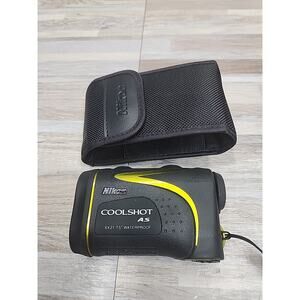 Nikon Rangefinder Coolshot AS Waterproof Slope Black Yellow Laser Golf Hunting